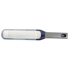 Ralador Longo Azul E Cinza Aço Inox Com Cabo Pp Encartelado B