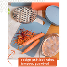 Ralador Recipiente Grosso Azul U- Oikos