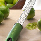 Ralador Zester Em Aço Inox Verde Classic Microplane