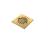 Ralo 10x10 Dourado Escovado