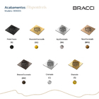 Ralo 10x10 Dourado Escovado