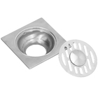 Ralo 10x10 Inox Kit 7 Unid Banheiro Casa Lavabo Varanda Higie