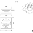 Ralo 10x10 Preto Fosco