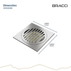 Ralo 15x15 Aço Escovado