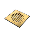 Ralo 15x15 Dourado Escovado