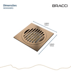 Ralo 15x15 Rose Escovado