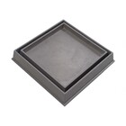 Ralo 18x18 Invisível Adaptador Sifonada 150mm Branco Brilho