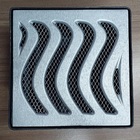 Ralo 19x19cm Elite Com Grelha Em Alumínio E Caixa Coletora Sa