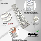 Ralo 20x50 Reforçado Em Alumínio, C/ Tela E Aro De Fixação