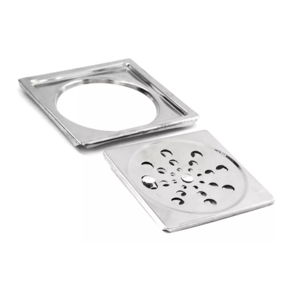 Ralo Abre/fecha 15x15cm Inox Caixilho Sacada Pequena Casagran