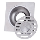 Ralo Aço Inox 10x10 Kit 10 Unidades Banheiro Casa Lavabo Higi
