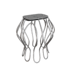 Ralo com Baixa Vazão de Alumínio 10x9cm Cinza Bella Calha