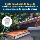 Ralo com Baixa Vazão de Alumínio 10x9cm Cinza Bella Calha