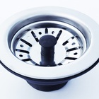 Ralo Americano Para Pias Cozinha Inox Polido