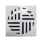 Ralo Anti-inseto Quadrado 15x15cm Lavatório Banheiro Branco A