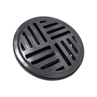 Ralo Anti-inseto Redondo 10x10cm Lavatório Banheiro Preto Fos