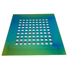 Ralo Arco-íris Quadriculado Com Porta Grelha 15x15cm Fineza