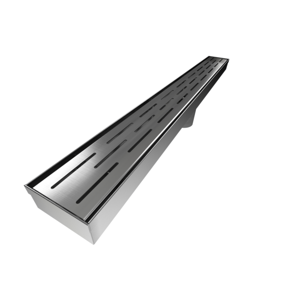 Ralo Banheiro Linear 100% Inox Seca Piso Exclusivo