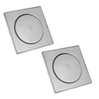 Ralo Click 15x15 Inox Inteligente Kit 5 Unidades Pop Up Anti