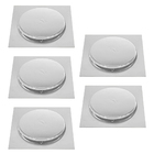 Ralo Click 15x15 Inox Inteligente Kit 5 Unidades Pop Up Anti