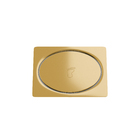 Ralo Click Banheiro Quadrado 10x10 Dourado Gold