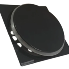 Ralo Click Black Fosco 10x10 Com Porta Grelha Aço Inox Preto