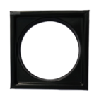 Ralo Click Black Fosco 15x15 Com Porta Grelha Aço Inox Preto