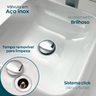 Ralo Click E Porta Grelha Inox 15x15 E Valvula Click 1 1/4 Ki