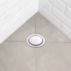 Ralo Click Inteligente 15x15 Cm Redondo Aço Inox Banheiro Coz