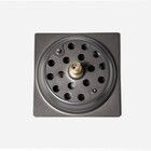 Ralo Click Inteligente De Banheiro 10x10 Cm (inox Grafite Fos