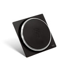 Ralo Click Inteligente De Banheiro 10x10 Cm (inox Preto)