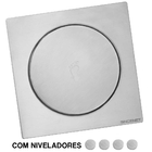 Ralo Click Inteligente De Banheiro 15x15 Cm (Inox Fosco)