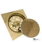 Ralo Click Inteligente de Banheiro 15x15 Cm Anti-inseto e Ant