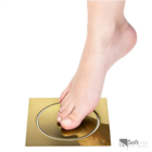 Ralo Click Inteligente de Banheiro 15x15 Cm Anti-inseto e Ant