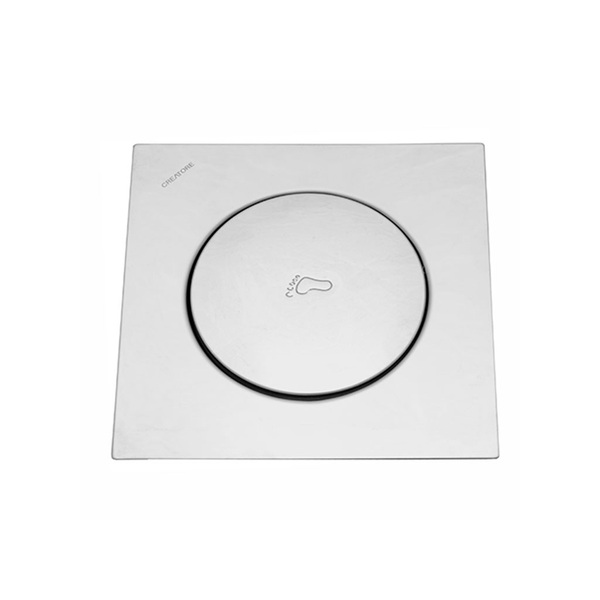 Ralo Click Inteligente Em Inox Cromado Banheiro 15cm X 15cm