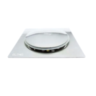 Ralo Click Inteligente P/ Banheiro Quadrado 15 Cm Inox Cromo