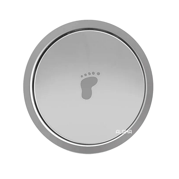 Ralo Click Inteligente P/ Banheiro Redondo 10 Cm Inox Cromo C