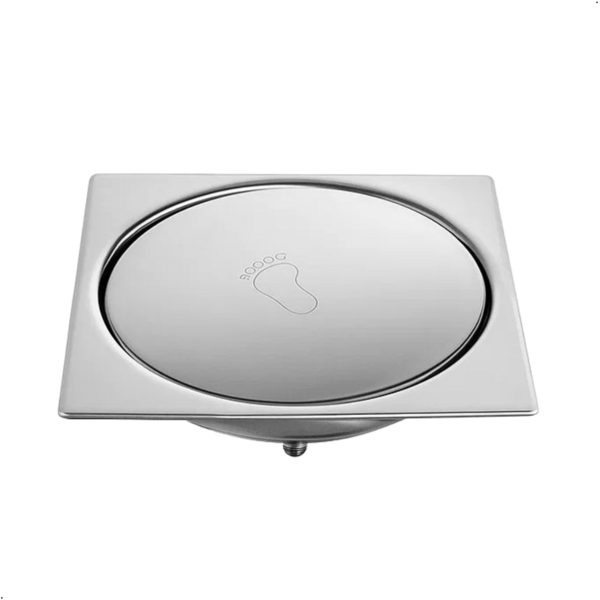 Ralo Click Inteligente Para Banheiro Cromado Prático 10x10 Cm