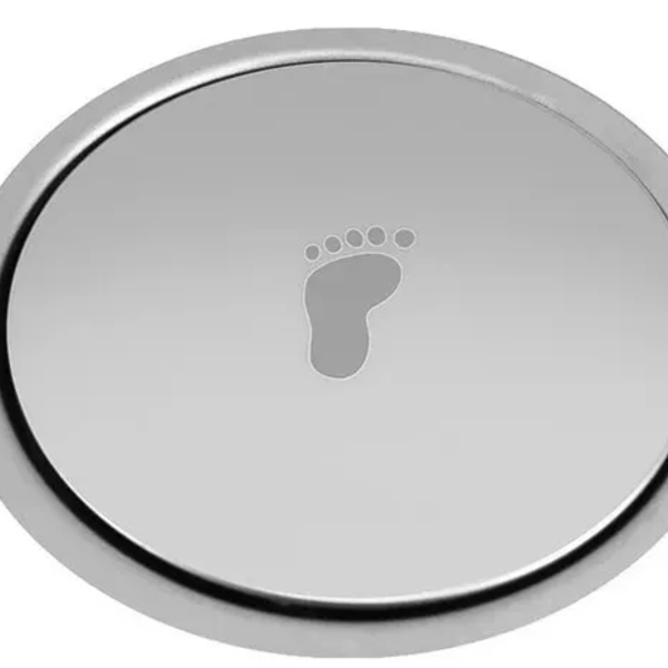 Ralo Click Inteligente Pop Up  - Aço Inox 10x10 Redondo