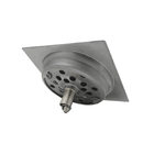 Ralo Click Inteligente Quadrado 10x10cm Cromado Metal