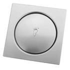 Ralo Click Inteligente Quadrado 15cm Inox Belcca Prata Cromad