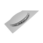 Ralo Click Inteligente Quadrado 15x15cm Metal Cromado
