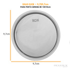 Ralo Click Inteligente Redondo 10x10 Em Metal Cromado Rdx