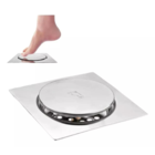 Ralo Click Mágico Inteligente Quadrado 15X15 Cromado Banheiro