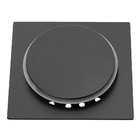 Ralo Click P/banheiro Quadrado Preto Black 10x10 Veda Cheiro