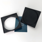 Ralo Click Preto Inox 10x10 E Porta Grelha De Plástico Quadra