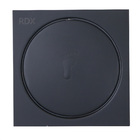 Ralo Click Quadrado 10x10 Metal Preto Fosco Rdx