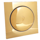 Ralo Click Quadrado 10x10cm Gold