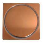 Ralo Click Quadrado 10x10cm Rose