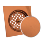 Ralo Click Quadrado 10x10cm Rose